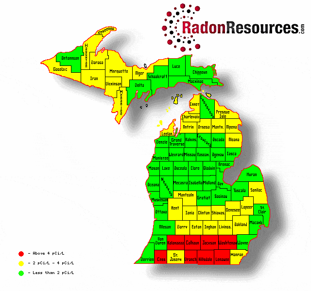 Michigan_Radon_Zones Michigan_Radon_Zones
